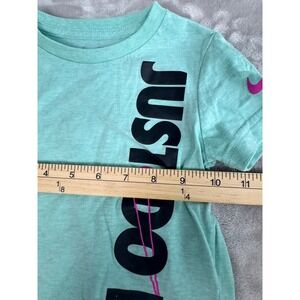 Nike Just Do It Toddler T-Shirt - Turquoise Short Sleeve Tee - 2T